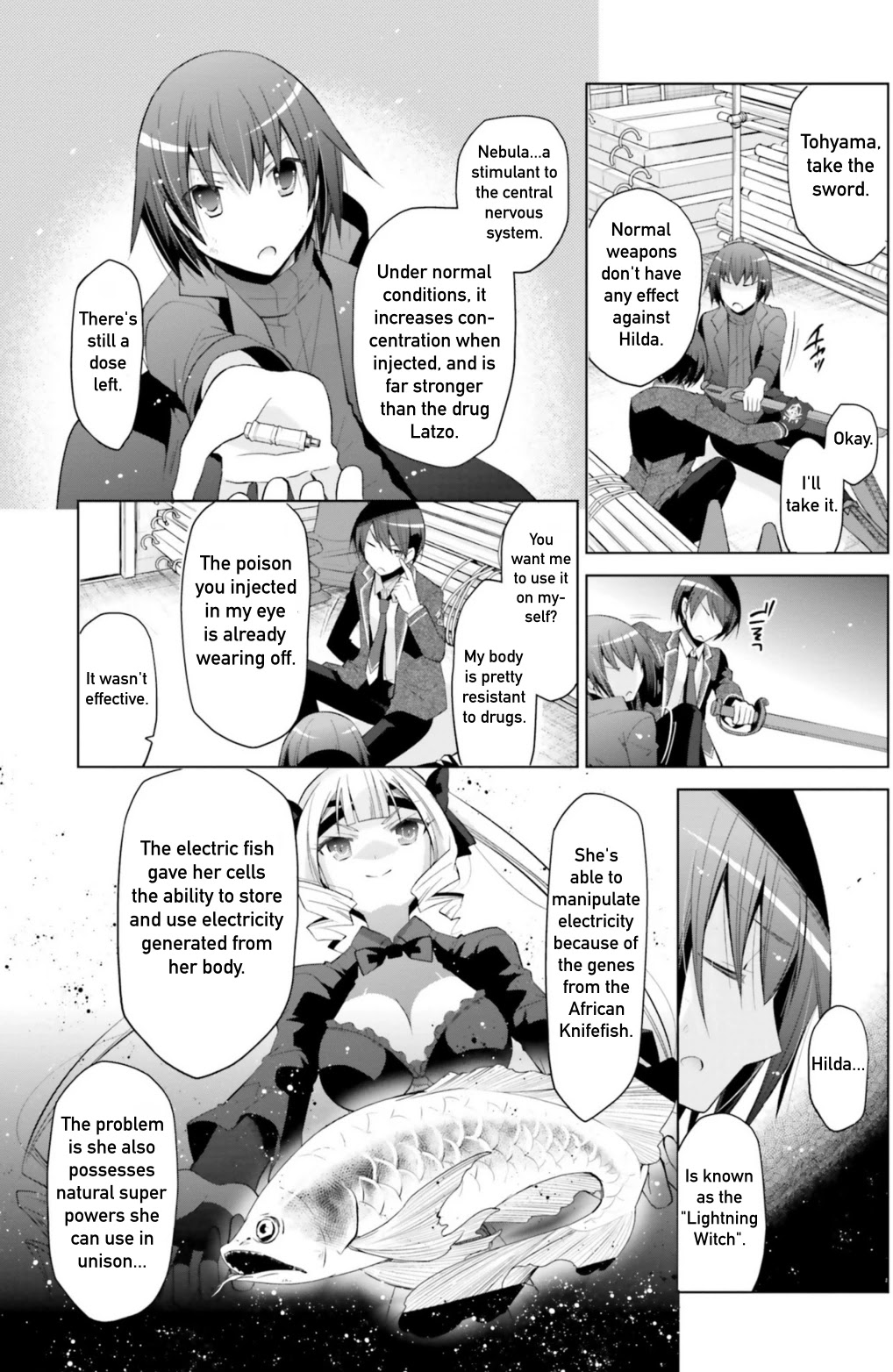 Hidan no Aria Chapter 107 page 19 - Chapter 107: Dracula Hilda: The Lightning Witch
