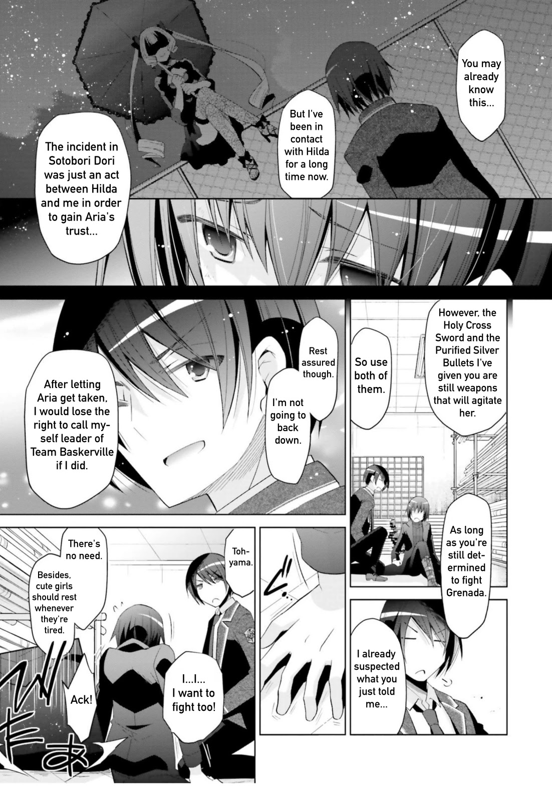 Hidan no Aria Chapter 107 page 21 - Chapter 107: Dracula Hilda: The Lightning Witch