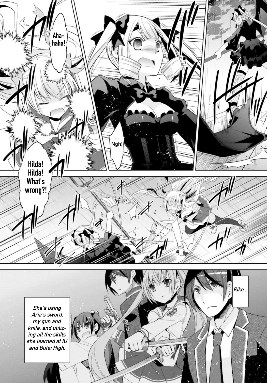 Hidan no Aria Chapter 110 page 8 - Chapter 110: 10 Minutes of Freedom