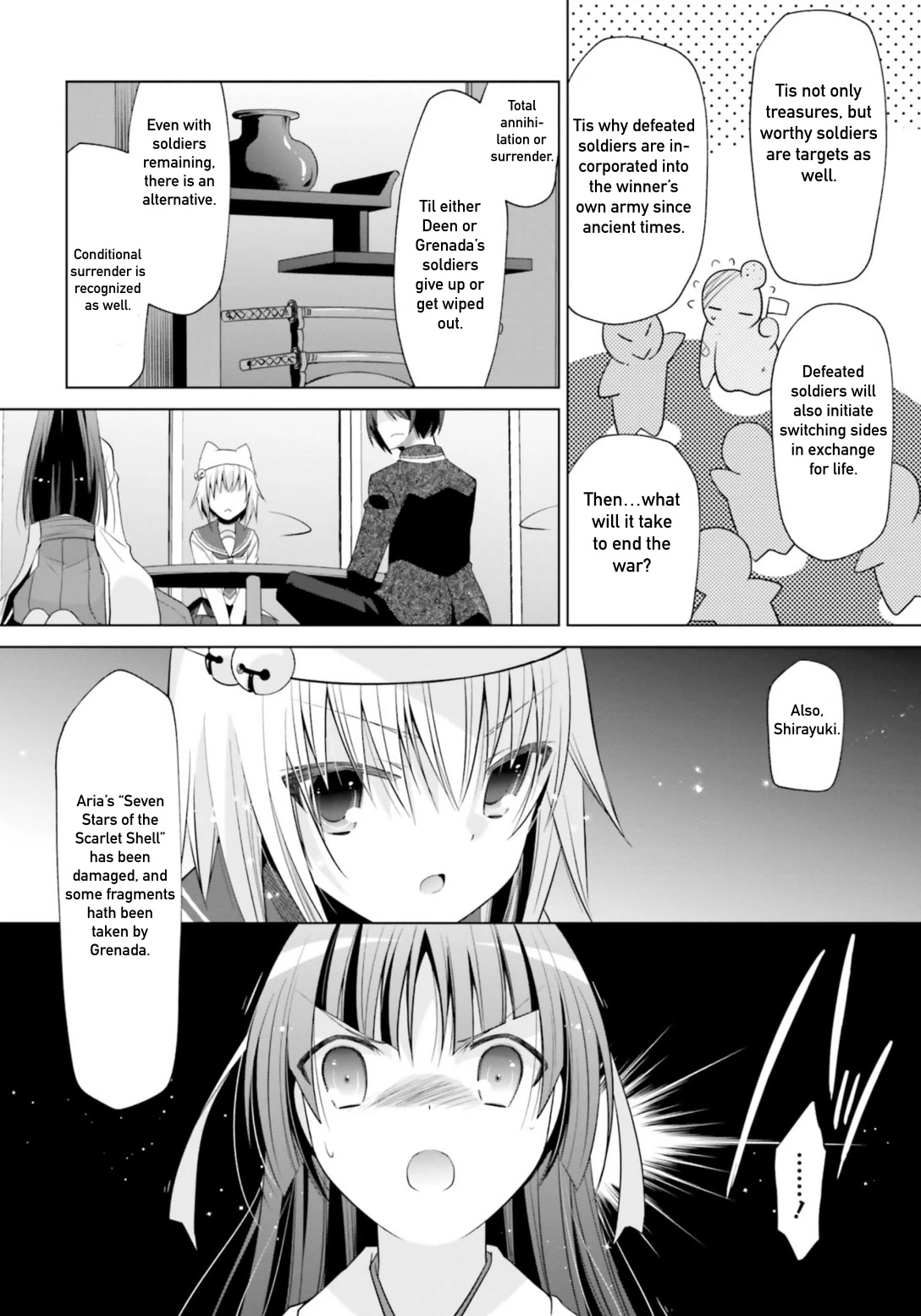 Hidan no Aria Chapter 115 page 28 - Chapter 115: Foreboding