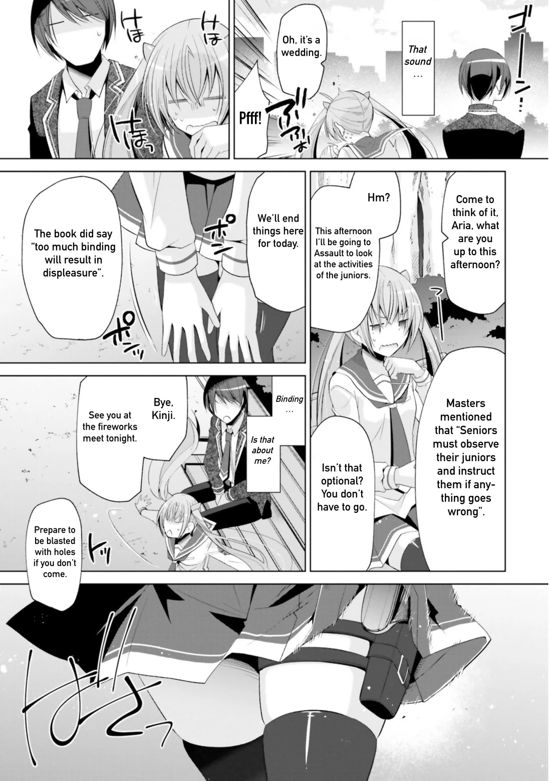 Hidan no Aria Chapter 116 page 27 - Chapter 116: Culture Festival, Day 2