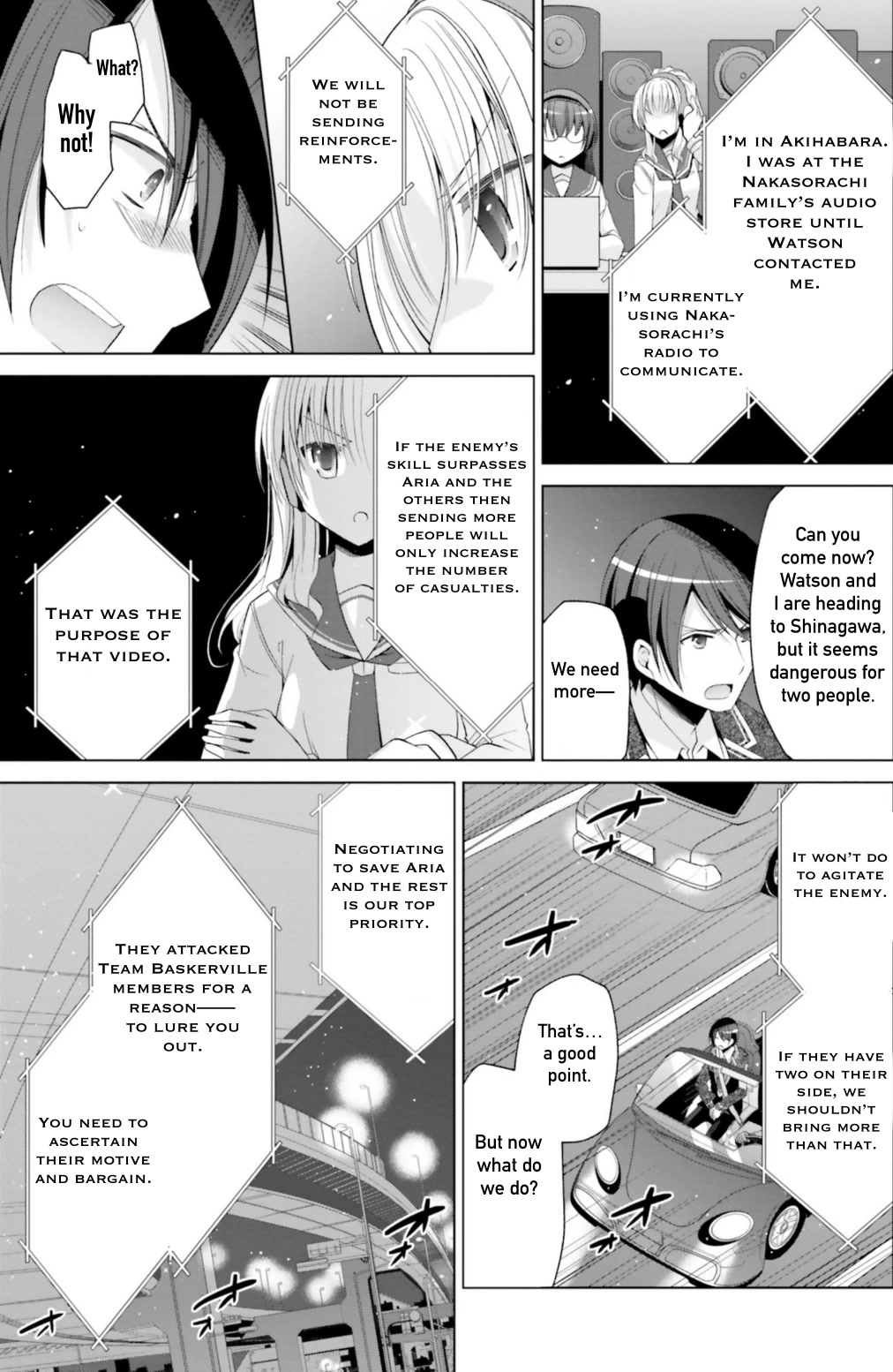 Hidan no Aria Chapter 118 page 21 - Chapter 118: Descent of the Hawk - Crimson Geo