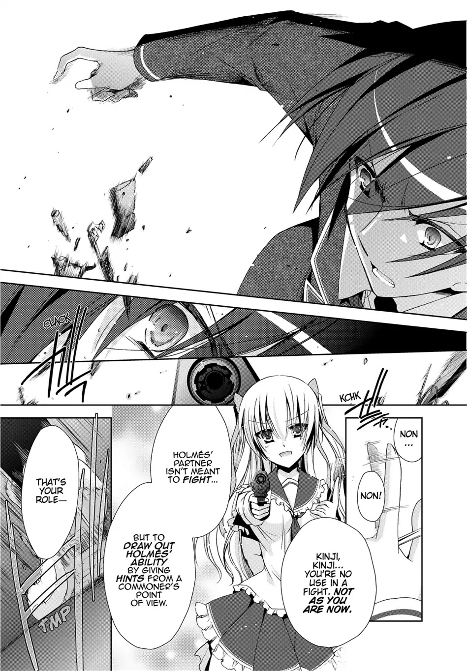 Hidan no Aria Chapter 12 page 19 - Chapter 12: Vol.3 Bullet 12: Holmes