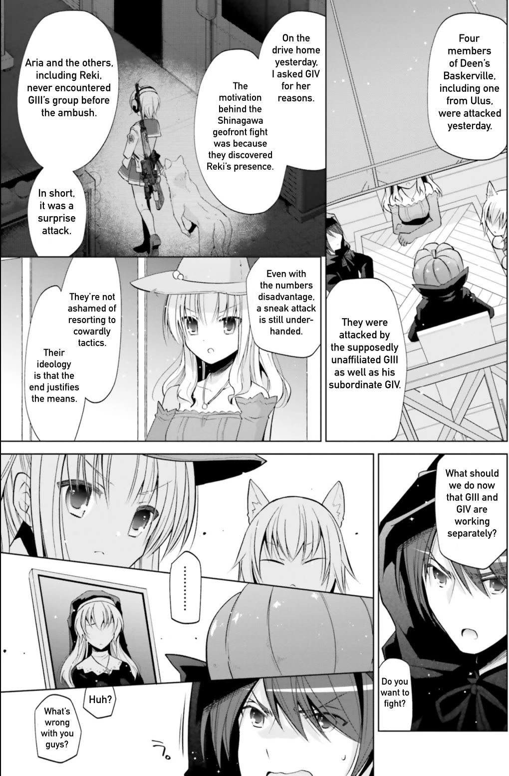 Hidan no Aria Chapter 120 page 9 - Chapter 120: Deen Conference