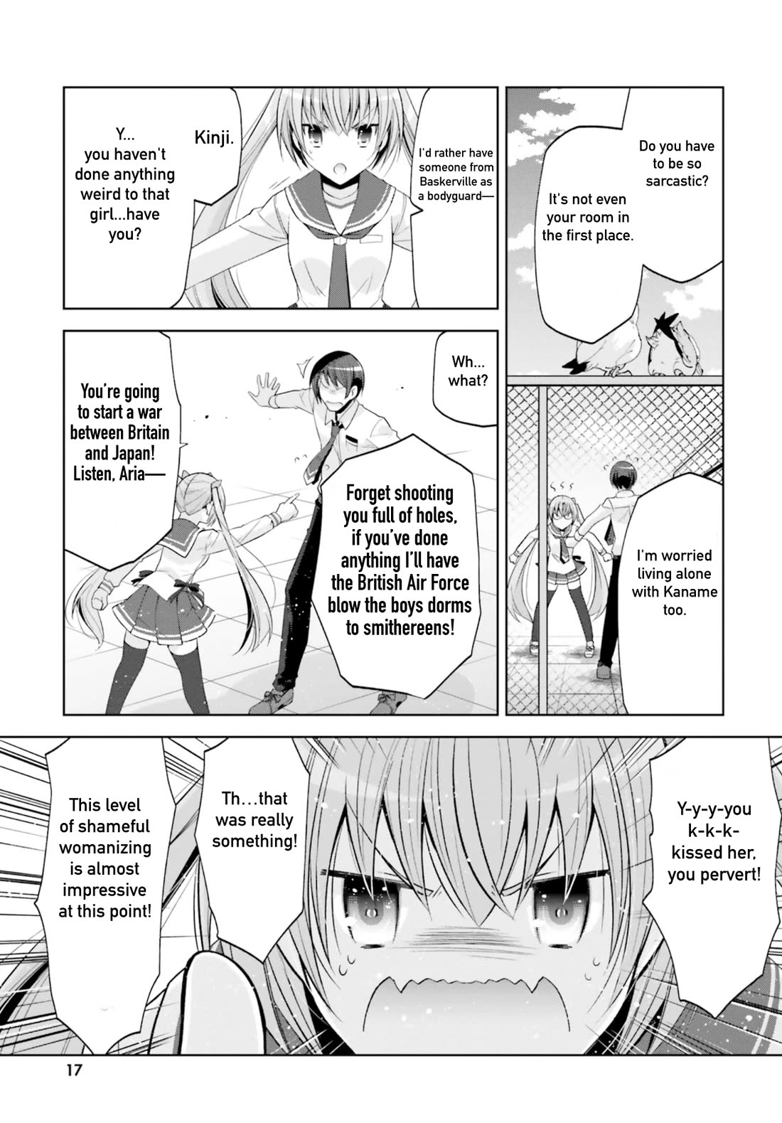 Hidan no Aria Chapter 124 page 15 - Chapter 124: Blood Promise