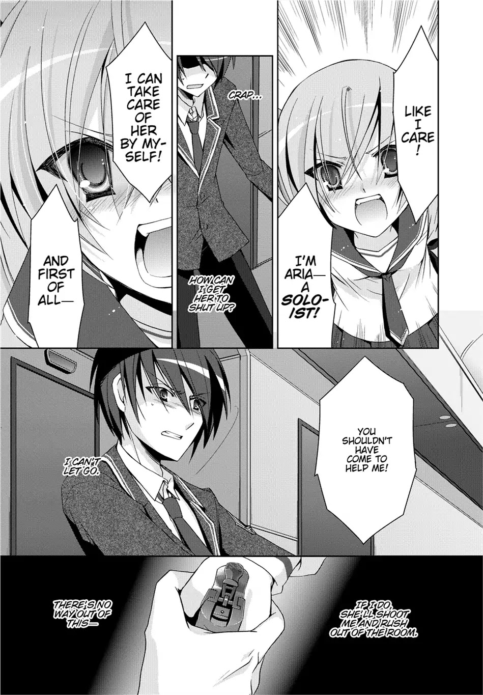 Hidan no Aria Chapter 13 page 15 - Chapter 13: Vol.3 Bullet 13: Razzo