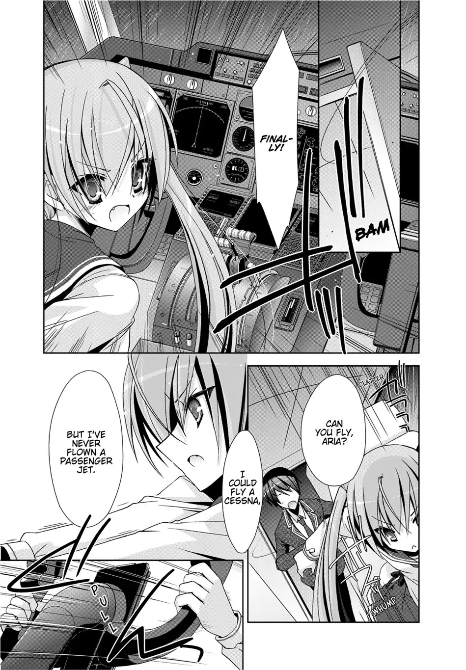 Hidan no Aria Chapter 14 page 15 - Chapter 14: Vol.3 Bullet 14: Satellite Call