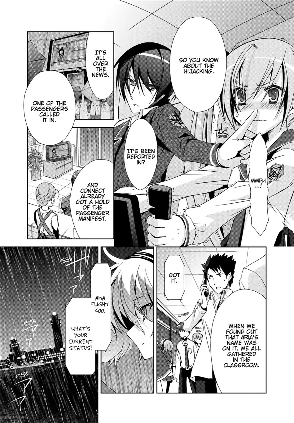 Hidan no Aria Chapter 14 page 19 - Chapter 14: Vol.3 Bullet 14: Satellite Call