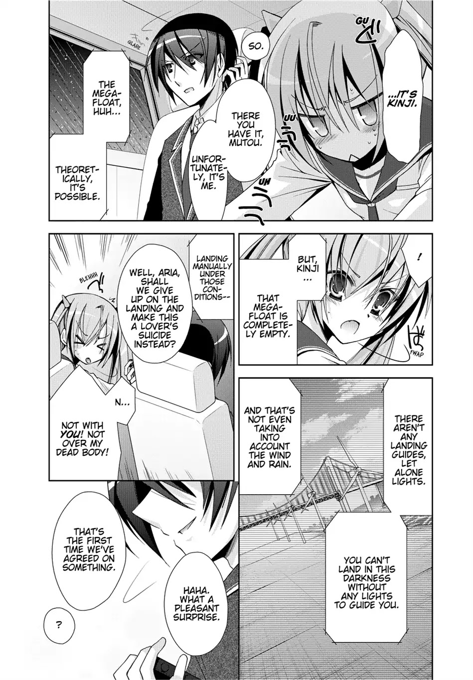 Hidan no Aria Chapter 14 page 34 - Chapter 14: Vol.3 Bullet 14: Satellite Call