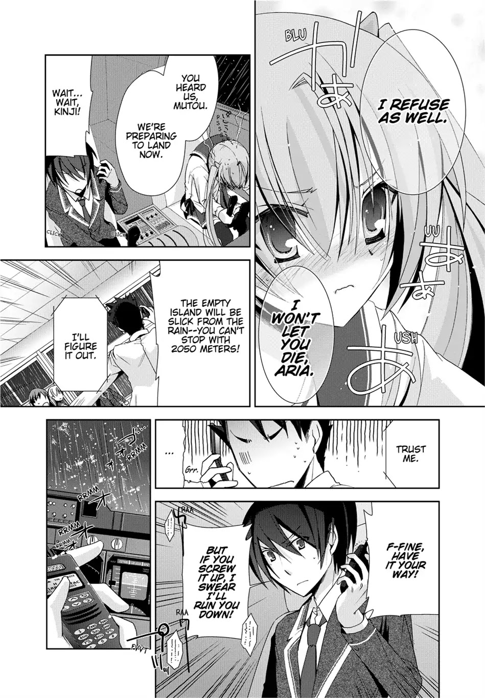 Hidan no Aria Chapter 14 page 35 - Chapter 14: Vol.3 Bullet 14: Satellite Call