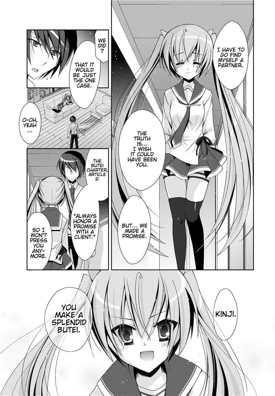 Hidan no Aria Chapter 15 page 18 - Chapter 15: Vol.3 Bullet 15: La bambina dal’ARIA...