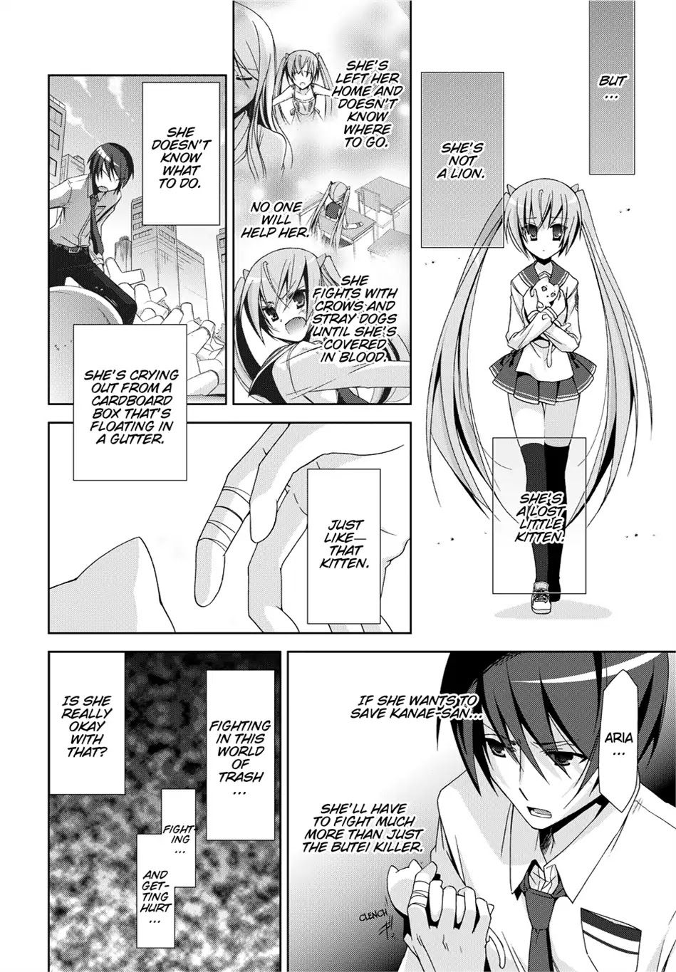 Hidan no Aria Chapter 15 page 26 - Chapter 15: Vol.3 Bullet 15: La bambina dal’ARIA...