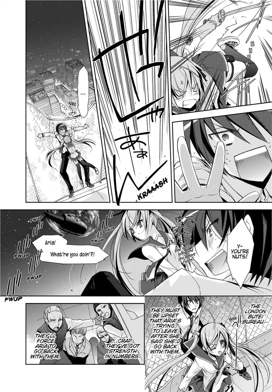 Hidan no Aria Chapter 15 page 32 - Chapter 15: Vol.3 Bullet 15: La bambina dal’ARIA...