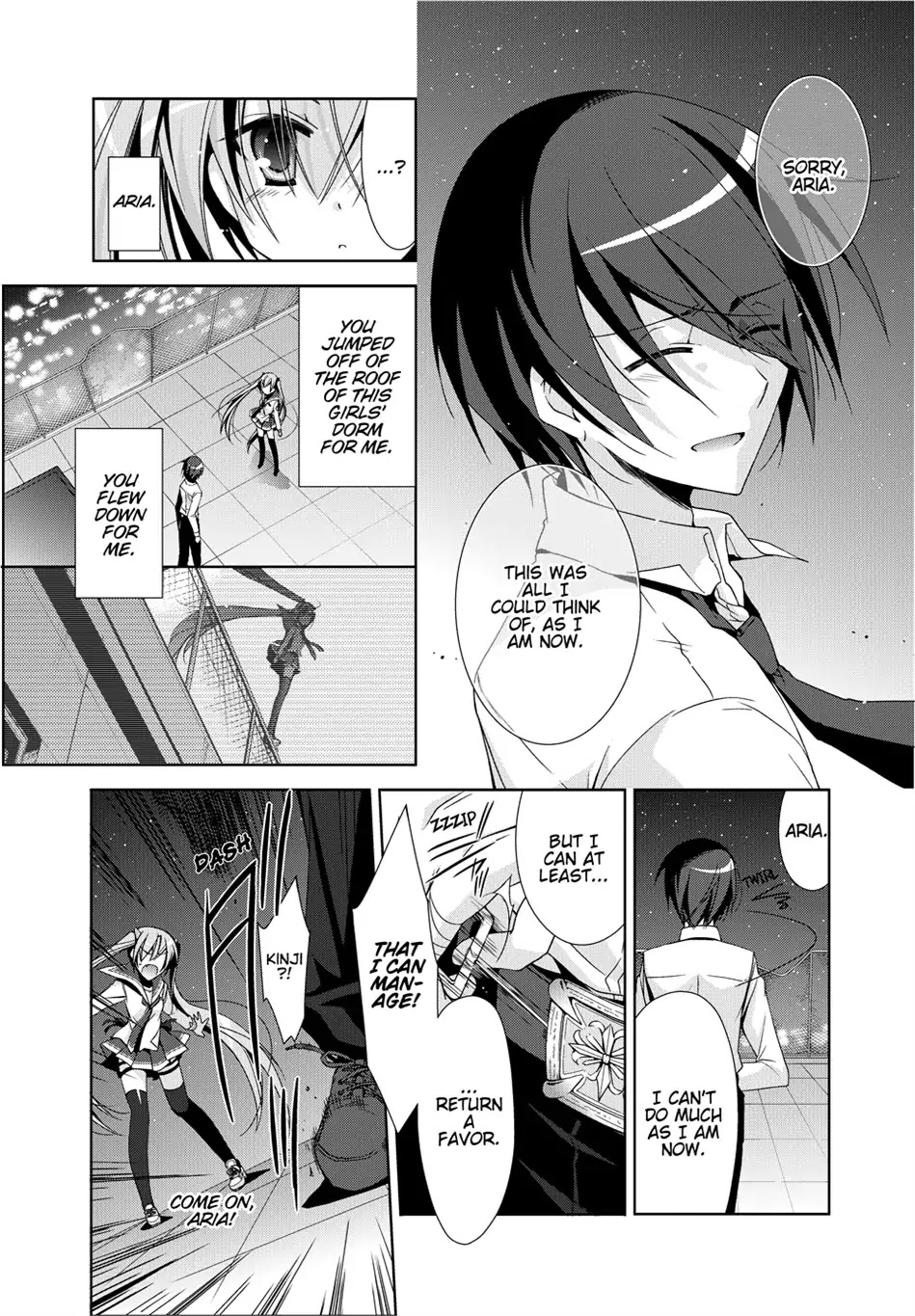Hidan no Aria Chapter 15 page 34 - Chapter 15: Vol.3 Bullet 15: La bambina dal’ARIA...