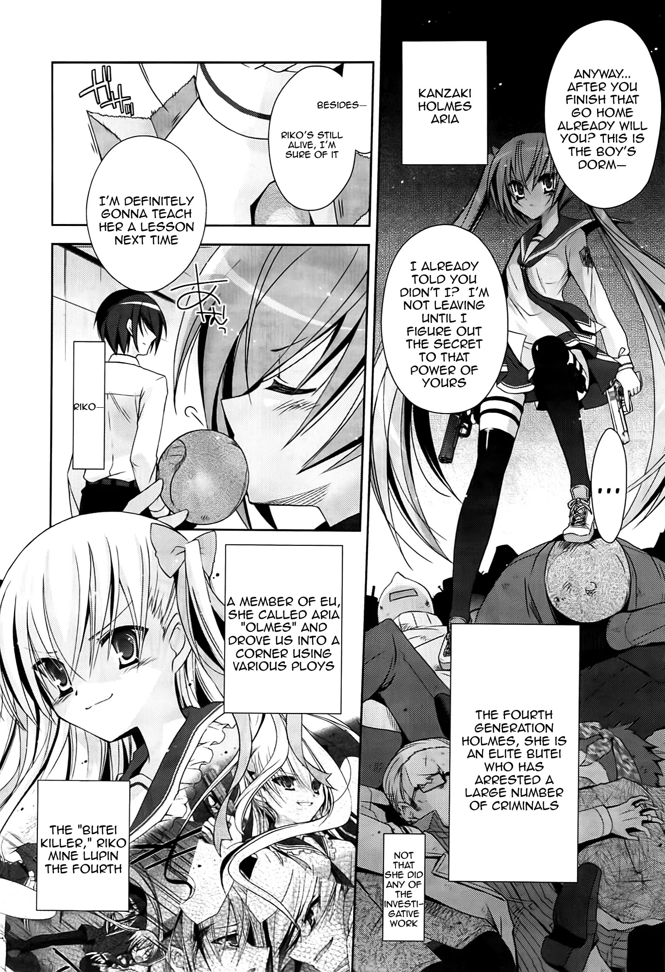 Hidan no Aria Chapter 16 page 4 - Chapter 16: Armed Miko