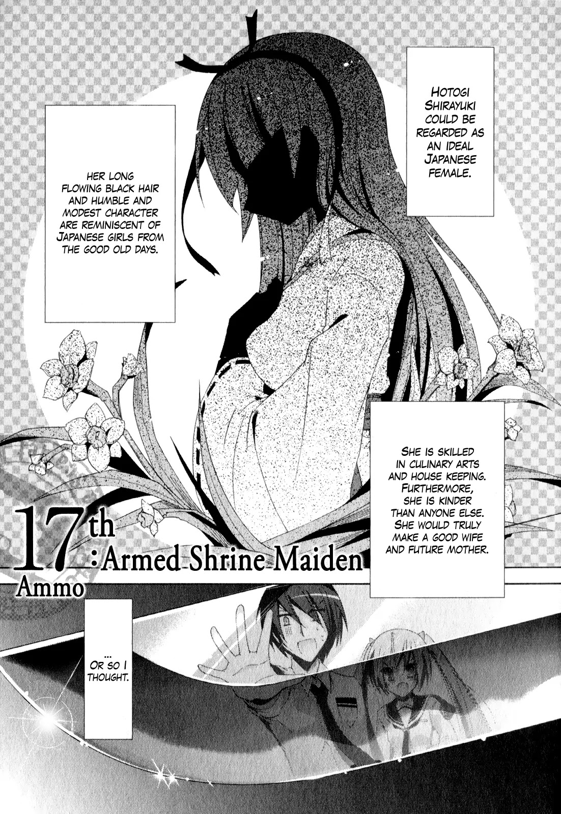 Hidan no Aria Chapter 17 page 2 - Chapter 17 : Armed Shrine Maiden