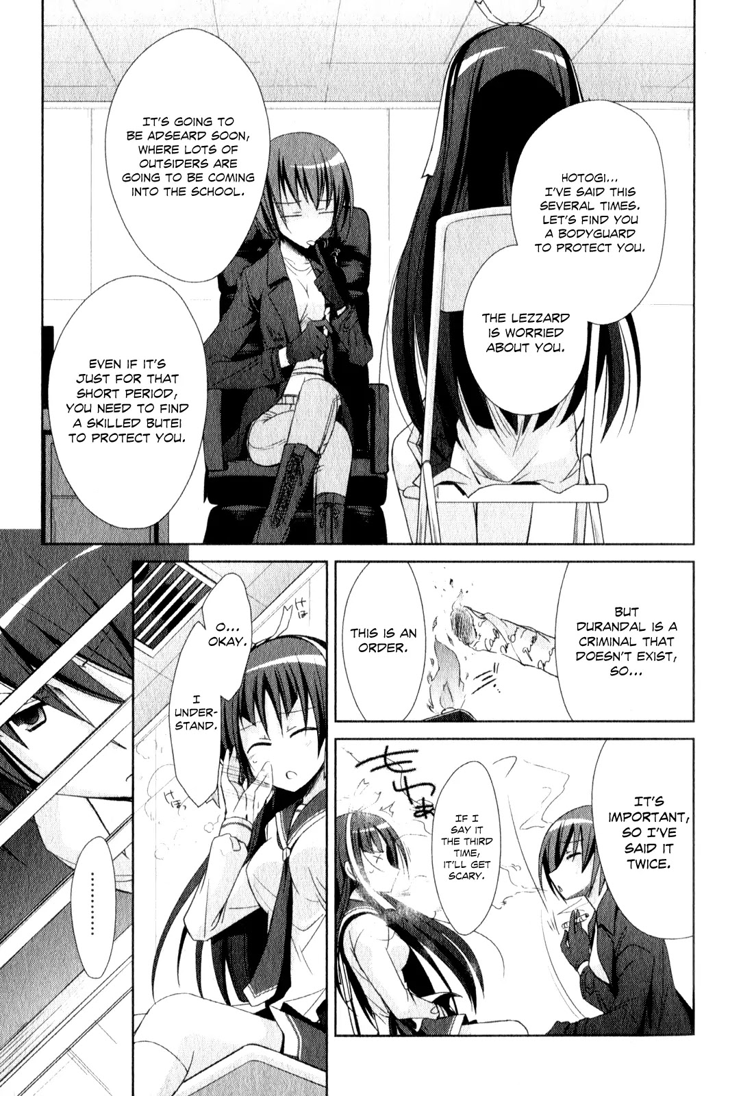Hidan no Aria Chapter 19 page 16 - Chapter 19 : Calling to Pupil