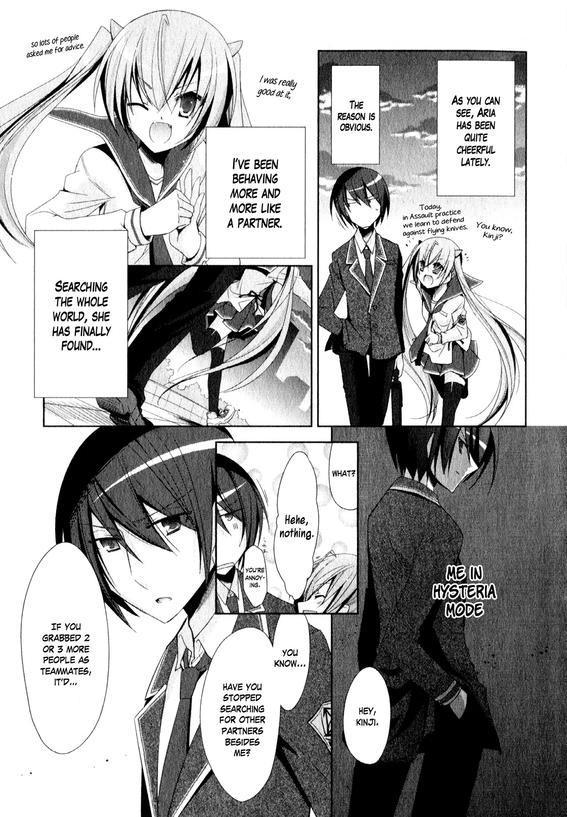 Hidan no Aria Chapter 19 page 4 - Chapter 19 : Calling to Pupil