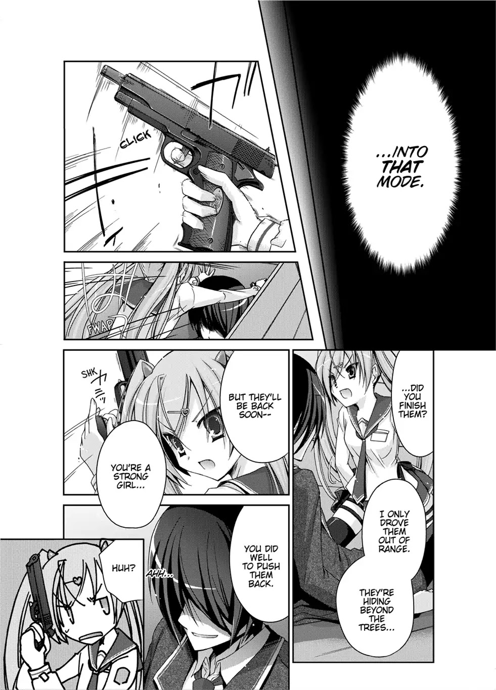 Hidan no Aria Chapter 2 page 11 - Chapter 2: Vol.1 Bullet 2: Hysteria Mode