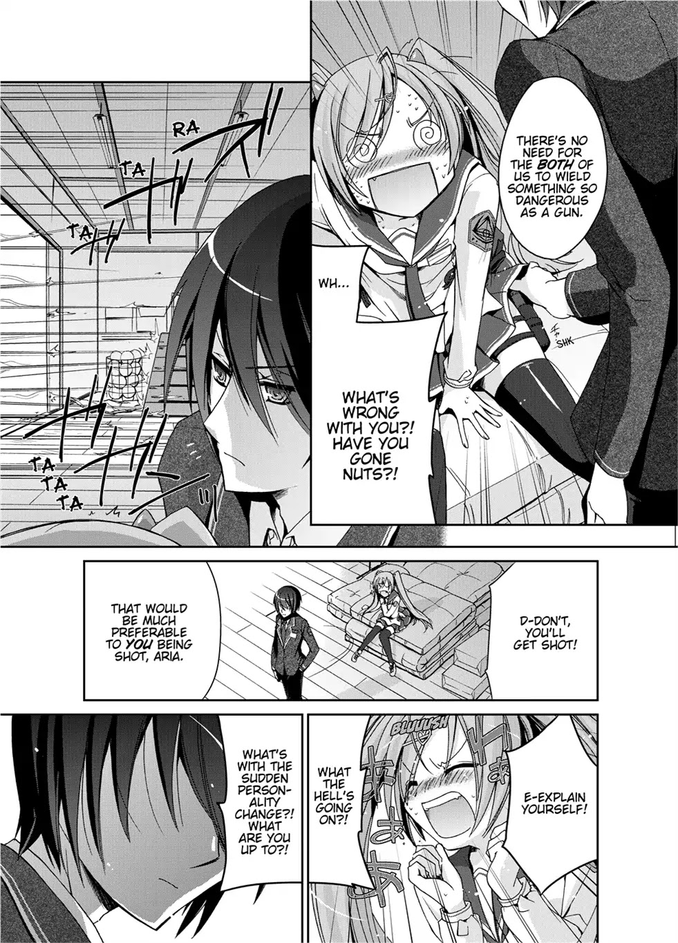 Hidan no Aria Chapter 2 page 15 - Chapter 2: Vol.1 Bullet 2: Hysteria Mode