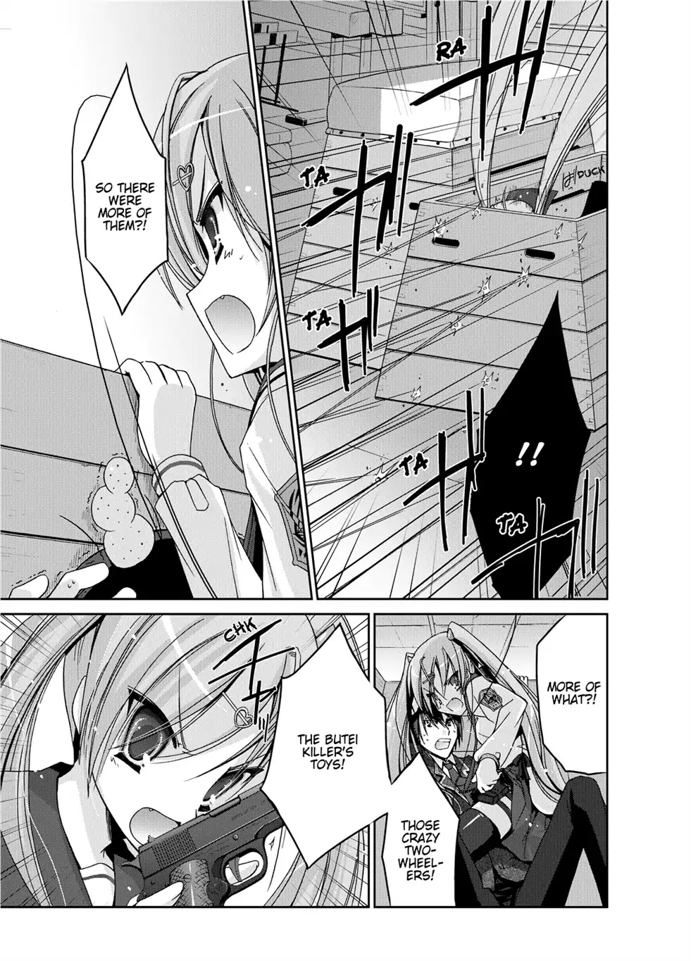 Hidan no Aria Chapter 2 page 7 - Chapter 2: Vol.1 Bullet 2: Hysteria Mode