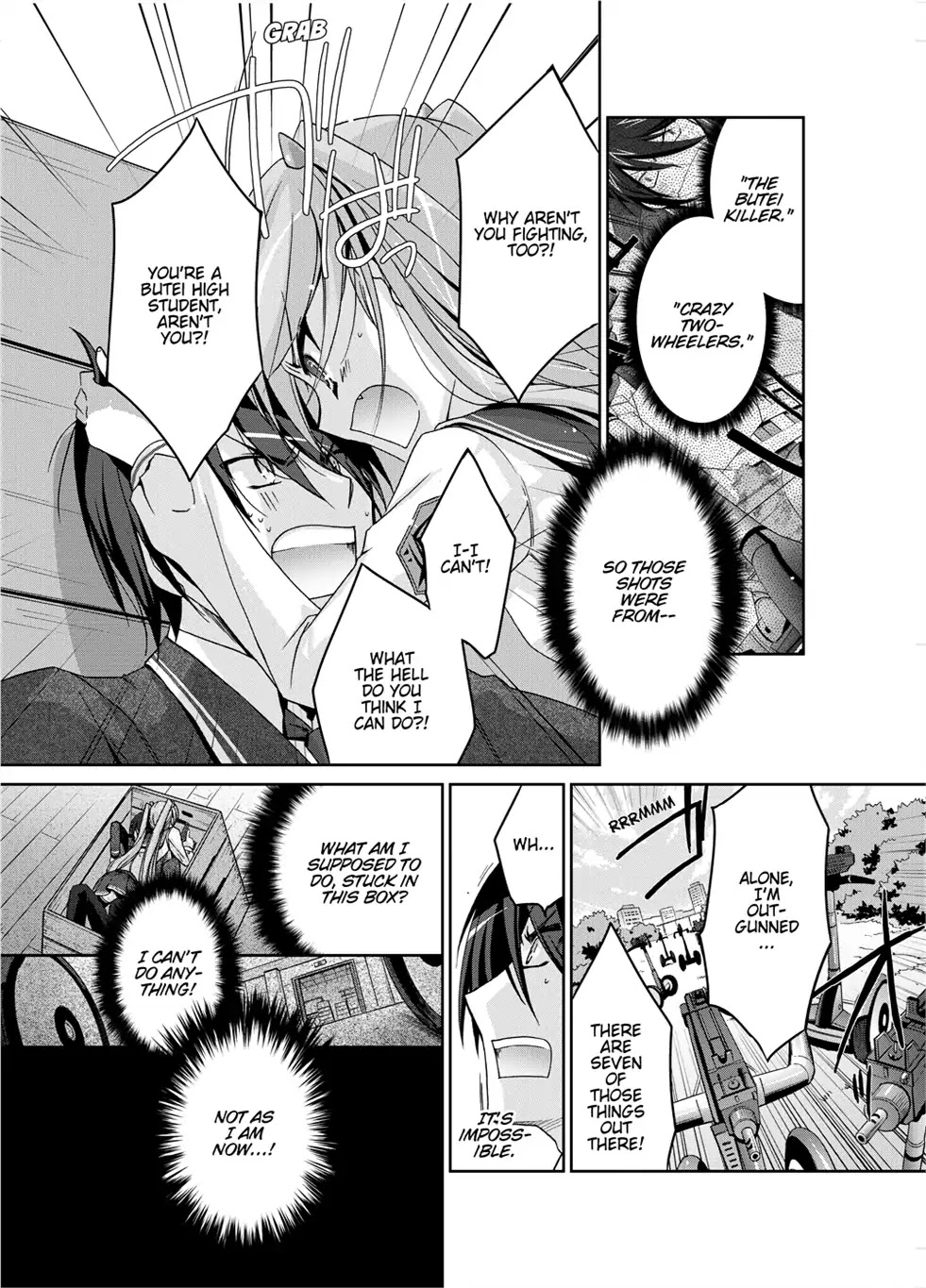 Hidan no Aria Chapter 2 page 8 - Chapter 2: Vol.1 Bullet 2: Hysteria Mode