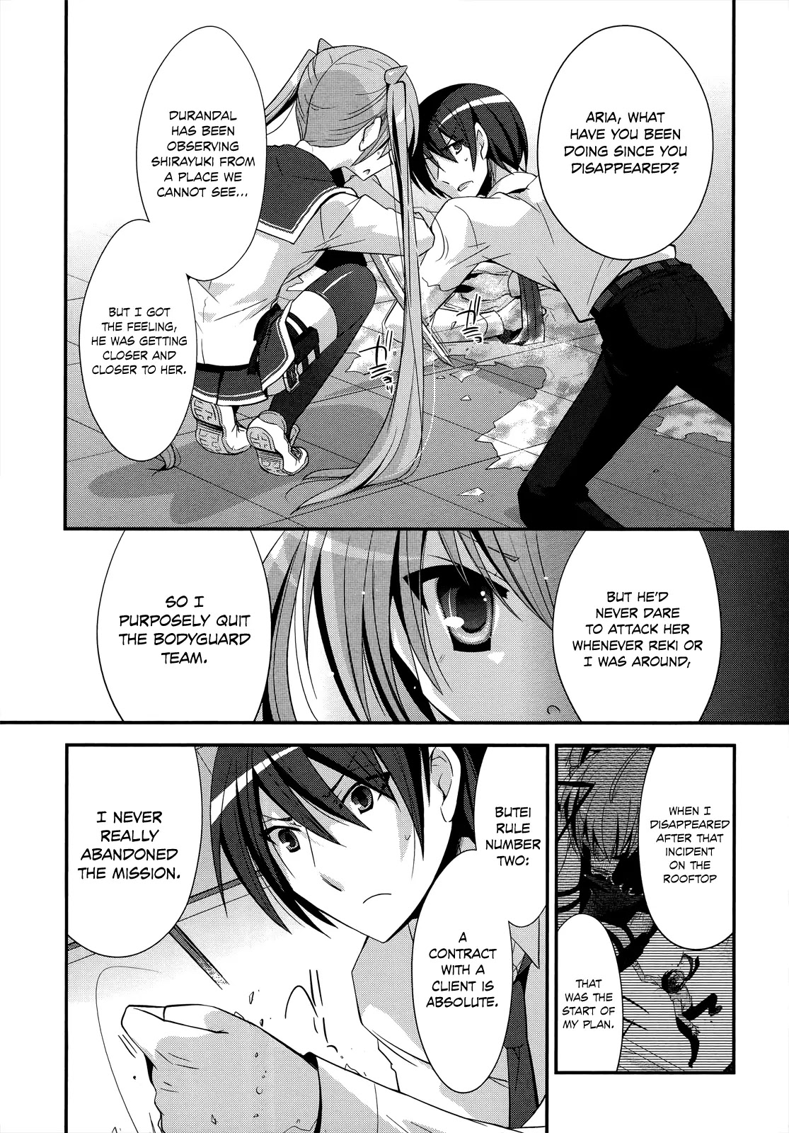 Hidan no Aria Chapter 24 page 11 - Chapter 24 : Ammo, I'll Protect You