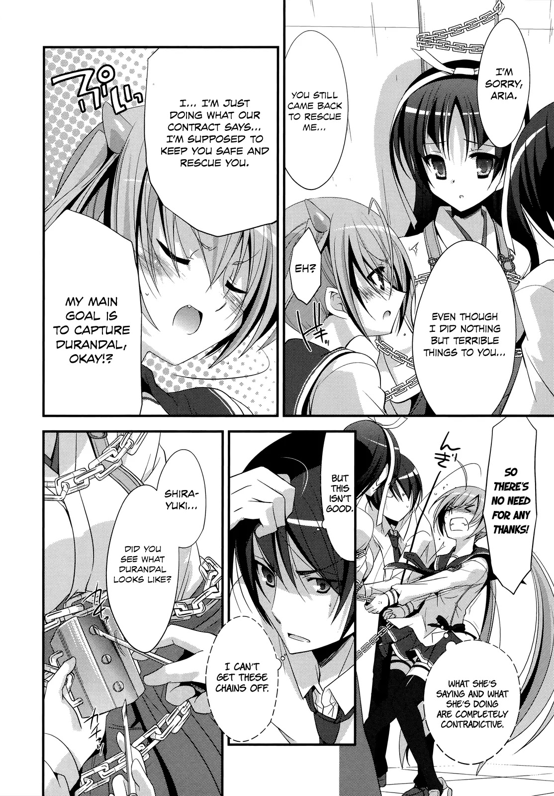 Hidan no Aria Chapter 24 page 16 - Chapter 24 : Ammo, I'll Protect You
