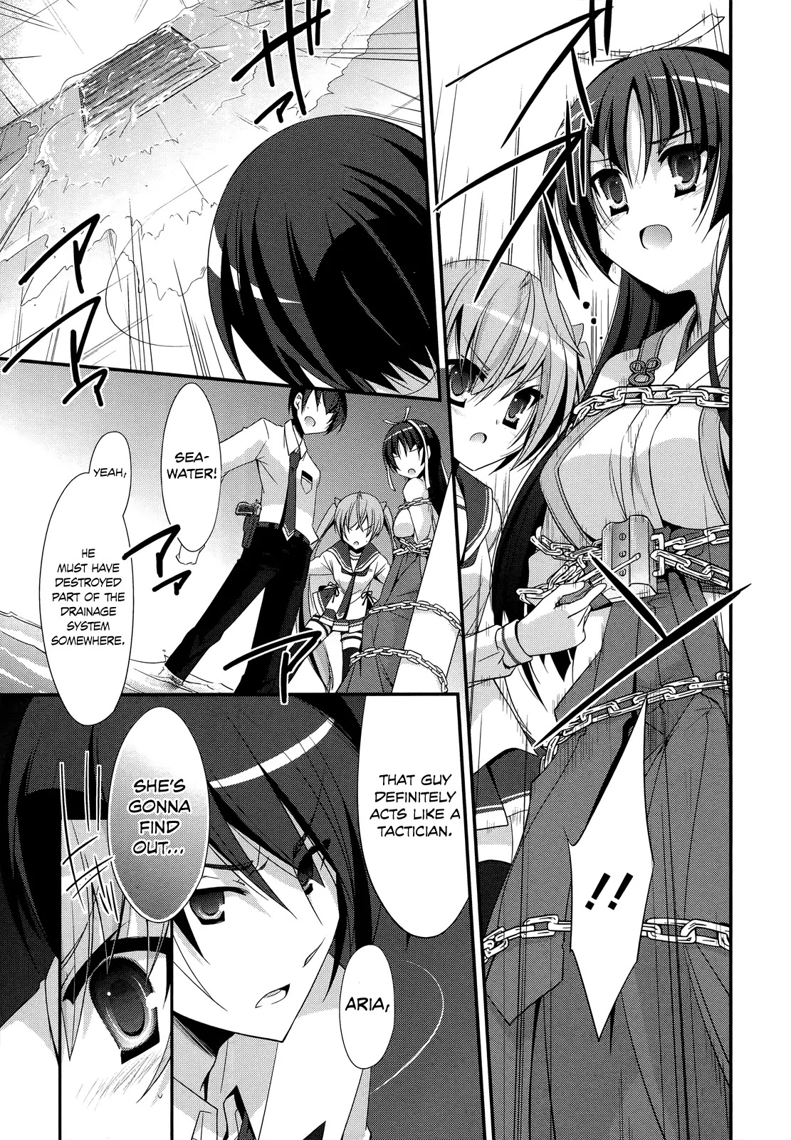Hidan no Aria Chapter 24 page 19 - Chapter 24 : Ammo, I'll Protect You