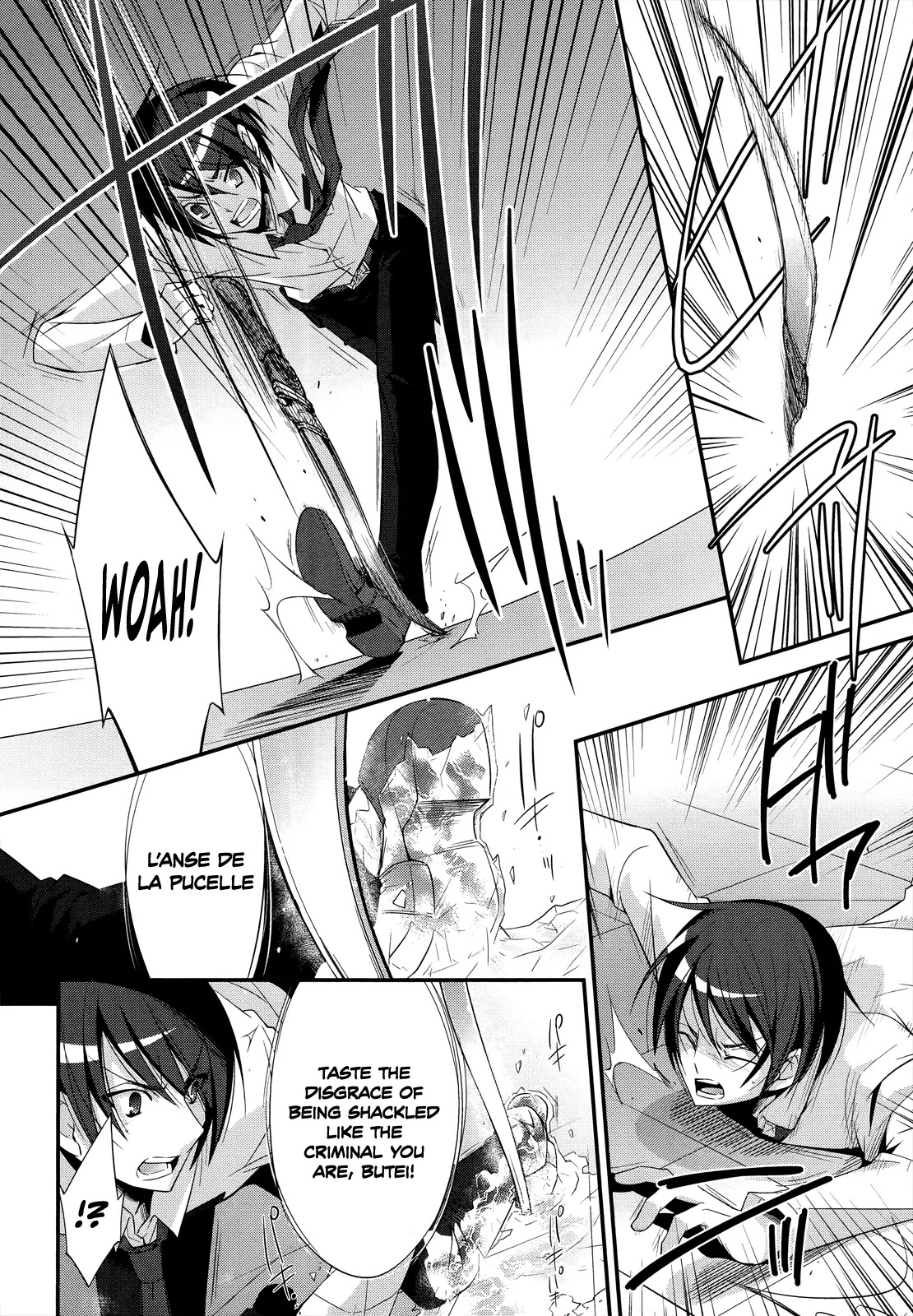 Hidan no Aria Chapter 24 page 3 - Chapter 24 : Ammo, I'll Protect You