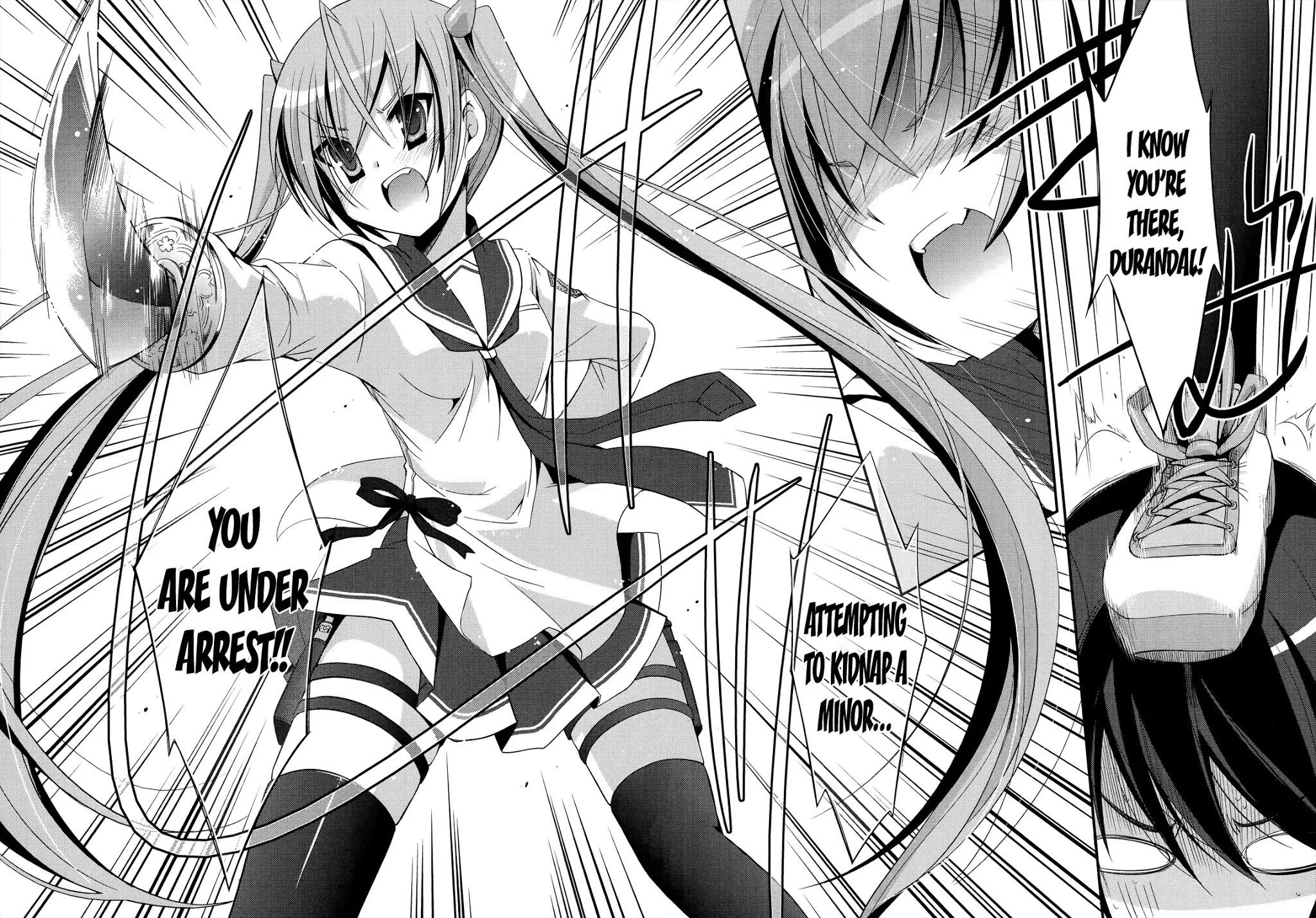 Hidan no Aria Chapter 24 page 7 - Chapter 24 : Ammo, I'll Protect You