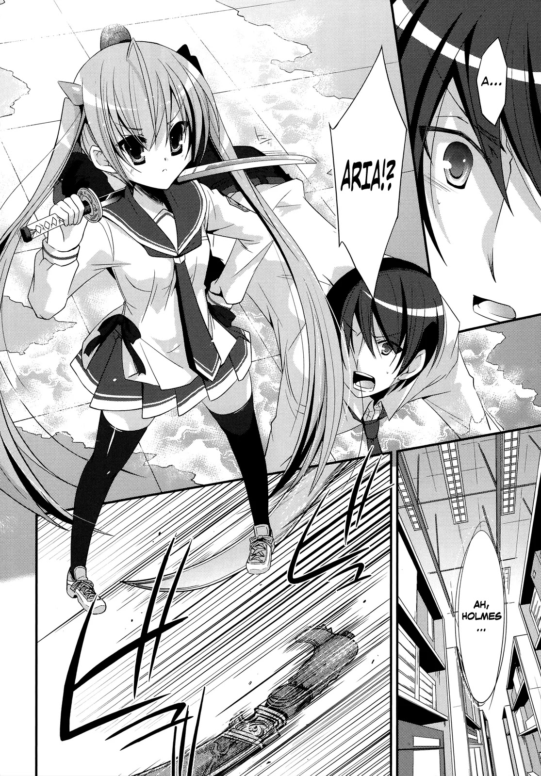 Hidan no Aria Chapter 24 page 8 - Chapter 24 : Ammo, I'll Protect You