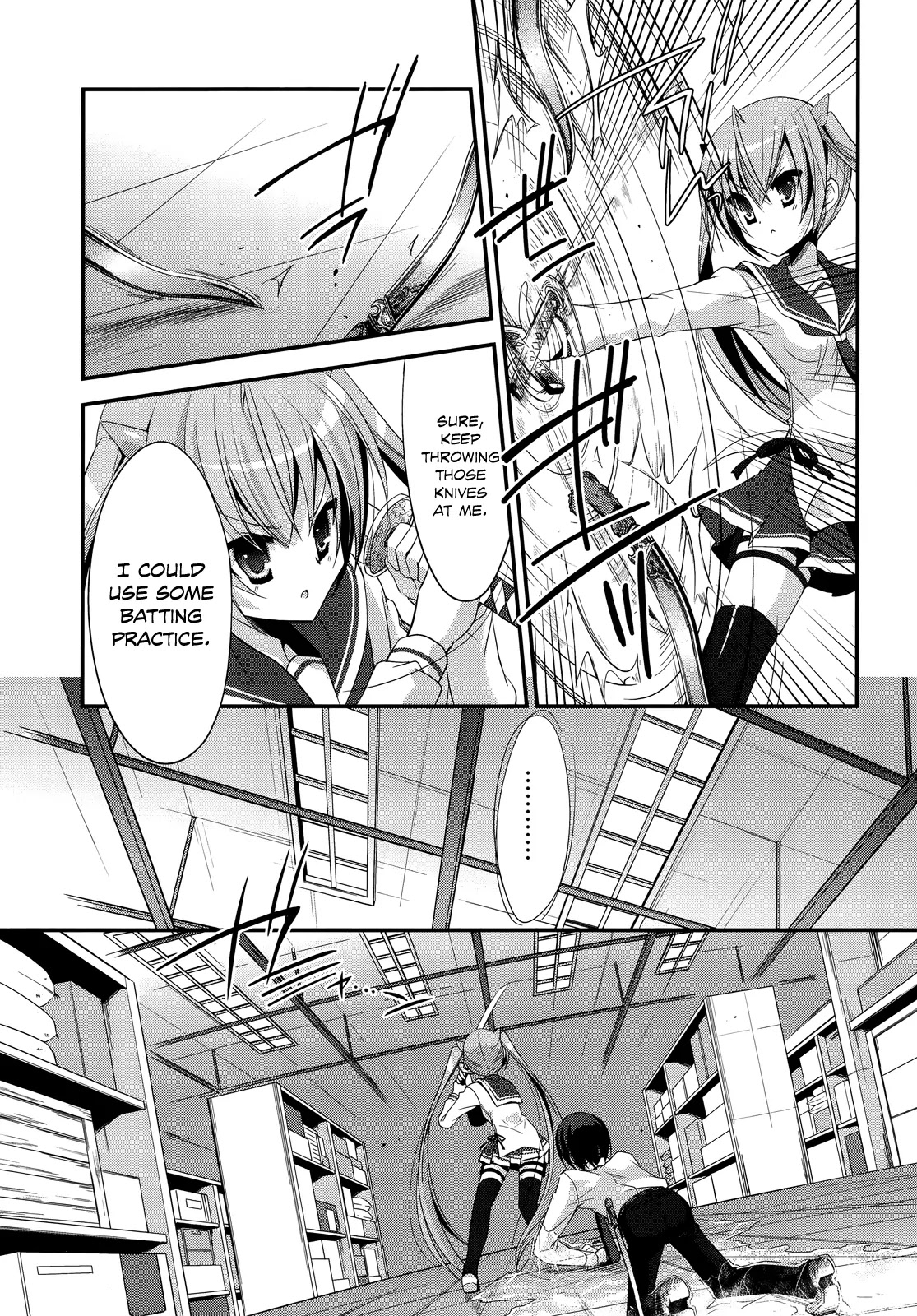 Hidan no Aria Chapter 24 page 9 - Chapter 24 : Ammo, I'll Protect You