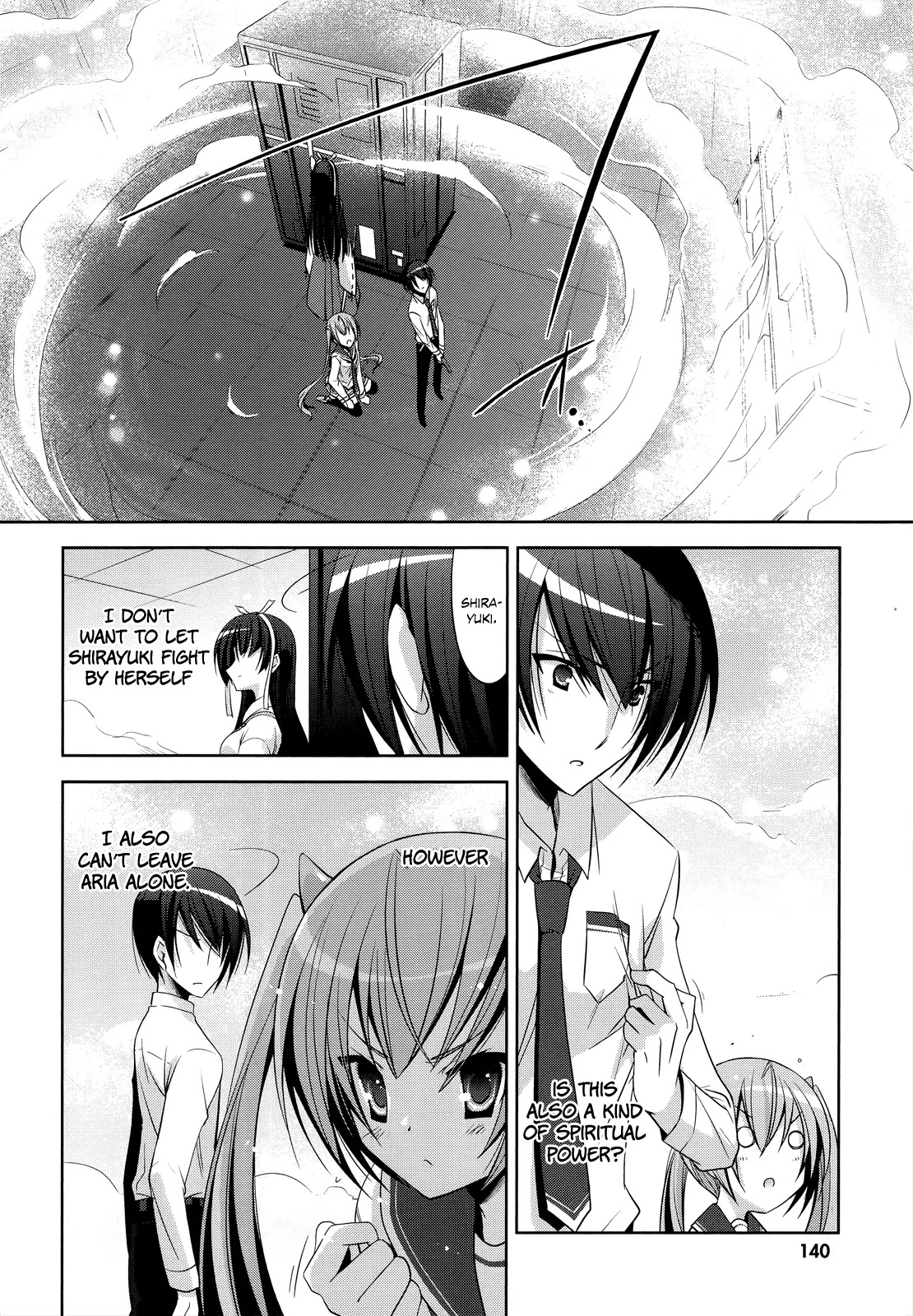 Hidan no Aria Chapter 26 page 15 - Chapter 26 : The Diamond Dust Witch VS The Scarlet Shrine Maiden