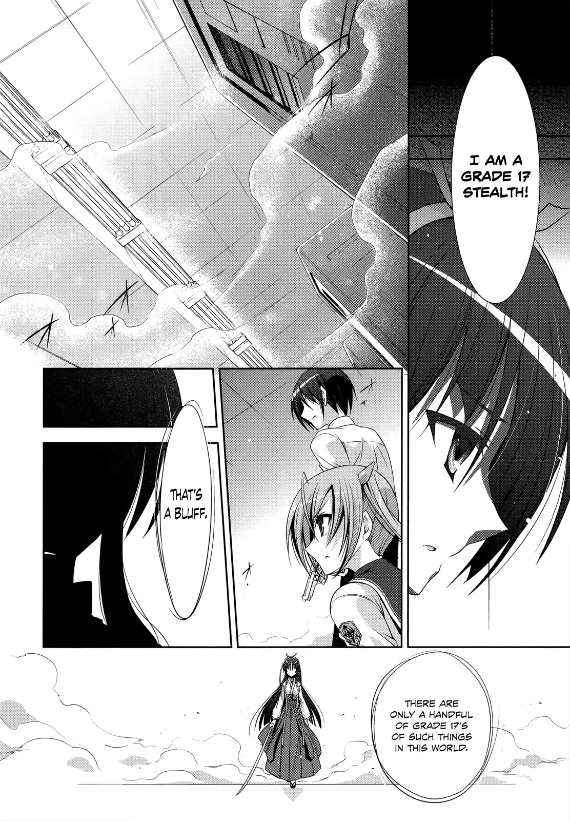 Hidan no Aria Chapter 26 page 17 - Chapter 26 : The Diamond Dust Witch VS The Scarlet Shrine Maiden