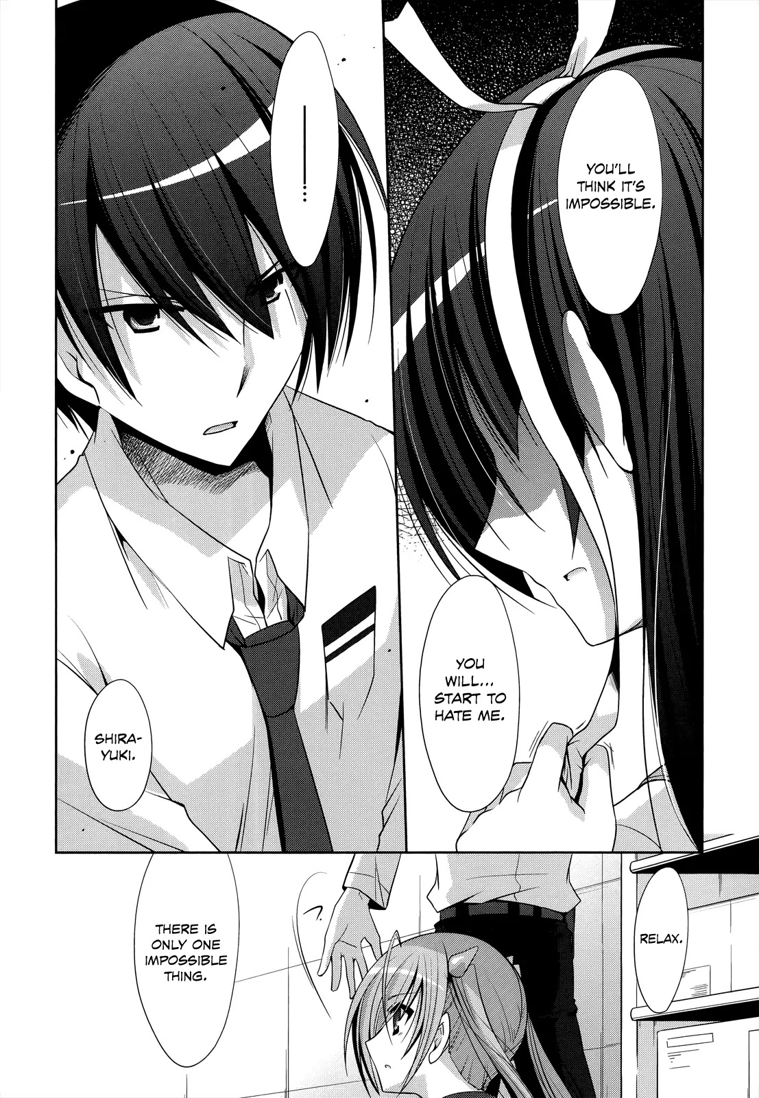Hidan no Aria Chapter 26 page 23 - Chapter 26 : The Diamond Dust Witch VS The Scarlet Shrine Maiden