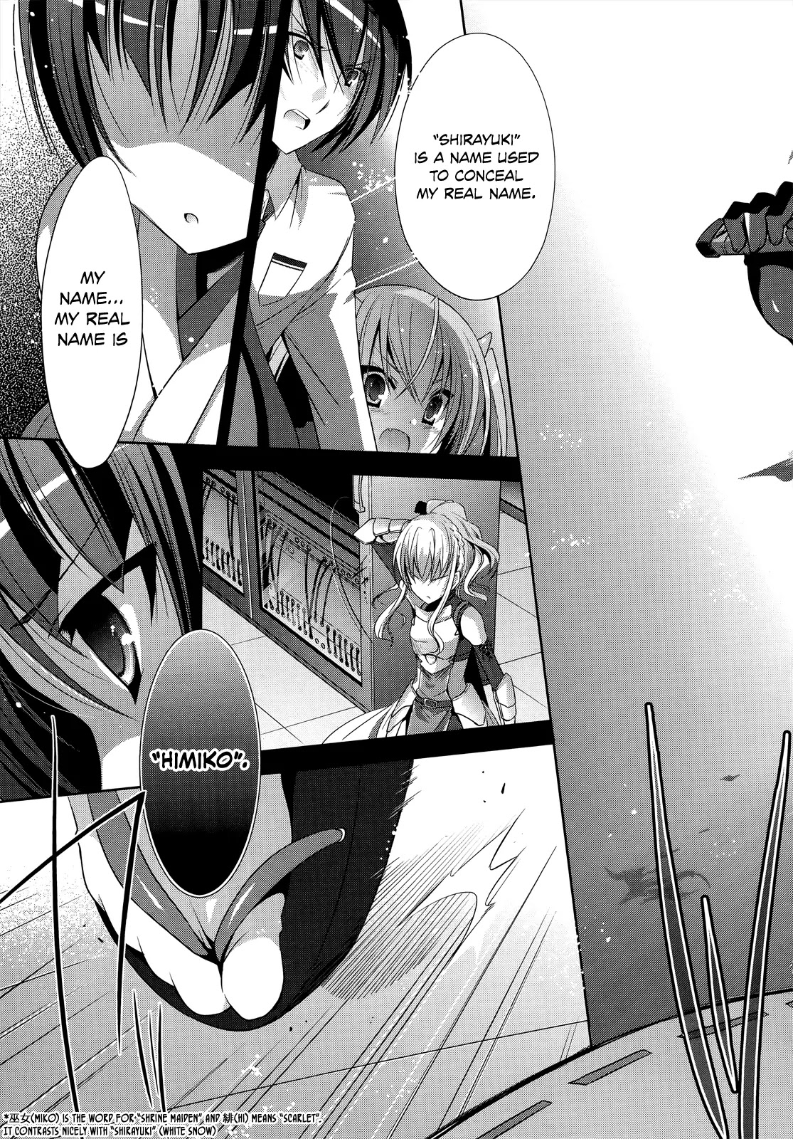 Hidan no Aria Chapter 26 page 29 - Chapter 26 : The Diamond Dust Witch VS The Scarlet Shrine Maiden