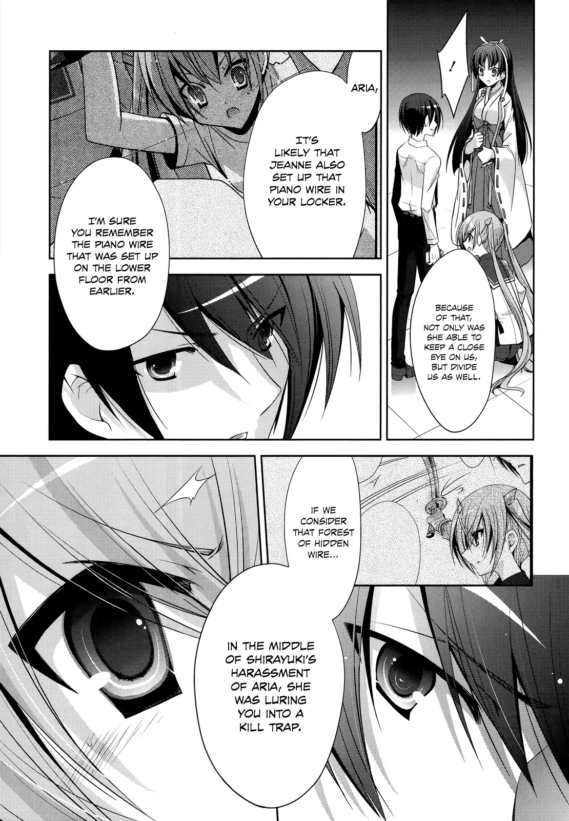 Hidan no Aria Chapter 26 page 8 - Chapter 26 : The Diamond Dust Witch VS The Scarlet Shrine Maiden