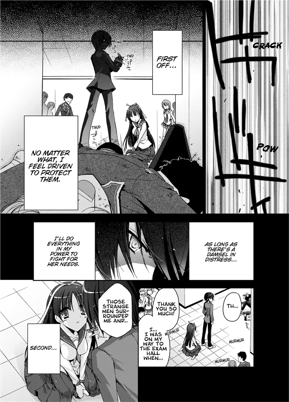 Hidan no Aria Chapter 3 page 8 - Chapter 3: Vol.1 Bullet 3: I’ll Blow You a New Hole!