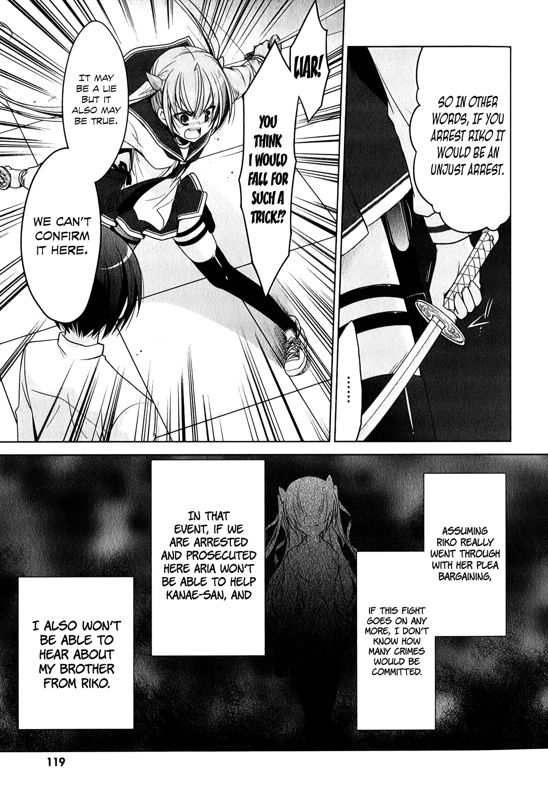 Hidan no Aria Chapter 30 page 20 - Chapter 30: Quadra in the Moonlight