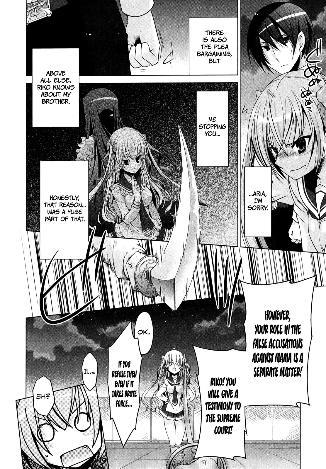 Hidan no Aria Chapter 30 page 21 - Chapter 30: Quadra in the Moonlight
