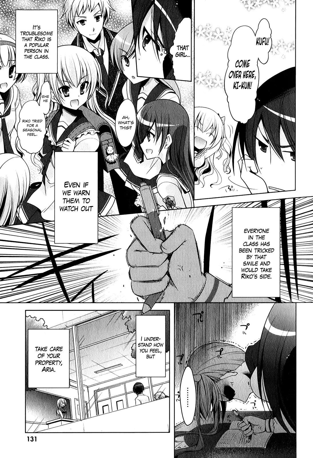 Hidan no Aria Chapter 31 page 4 - Chapter 31: Riko of Butei High