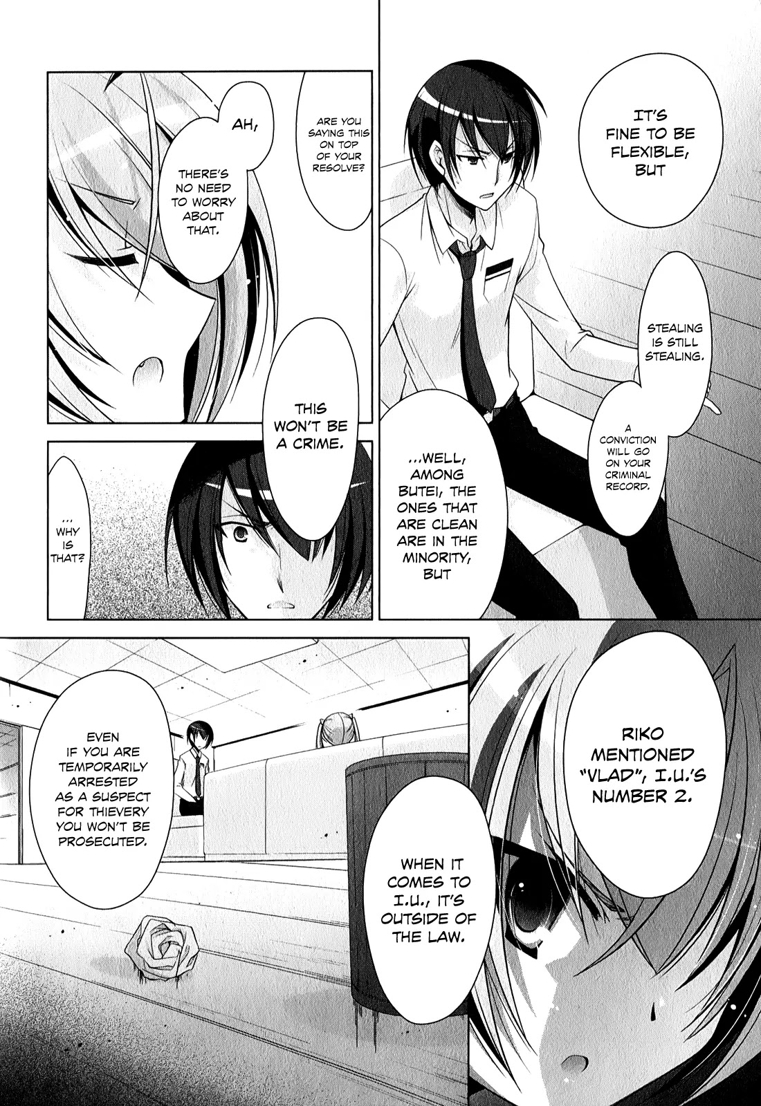 Hidan no Aria Chapter 31 page 7 - Chapter 31: Riko of Butei High