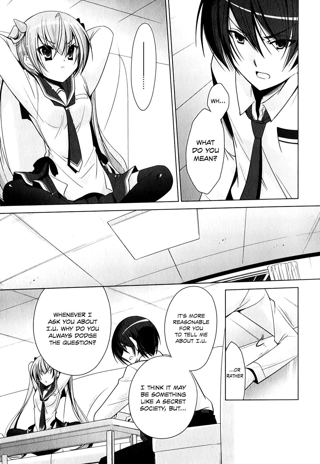 Hidan no Aria Chapter 31 page 8 - Chapter 31: Riko of Butei High