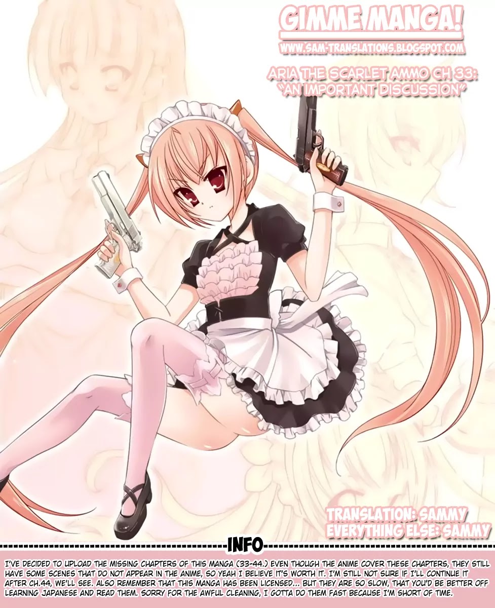Hidan no Aria Chapter 33 page 1 - Chapter 33: An Important Discussion