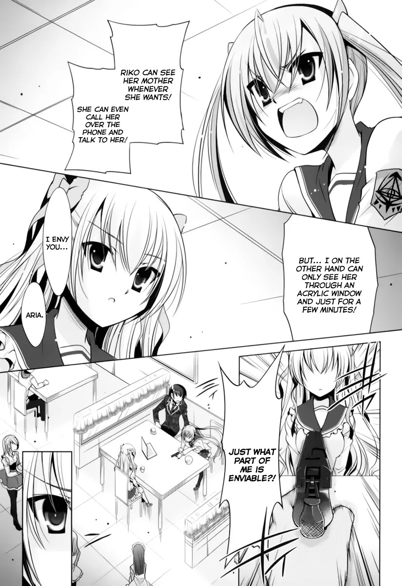 Hidan no Aria Chapter 34 page 12 - Chapter 34: Butei Sealer Town