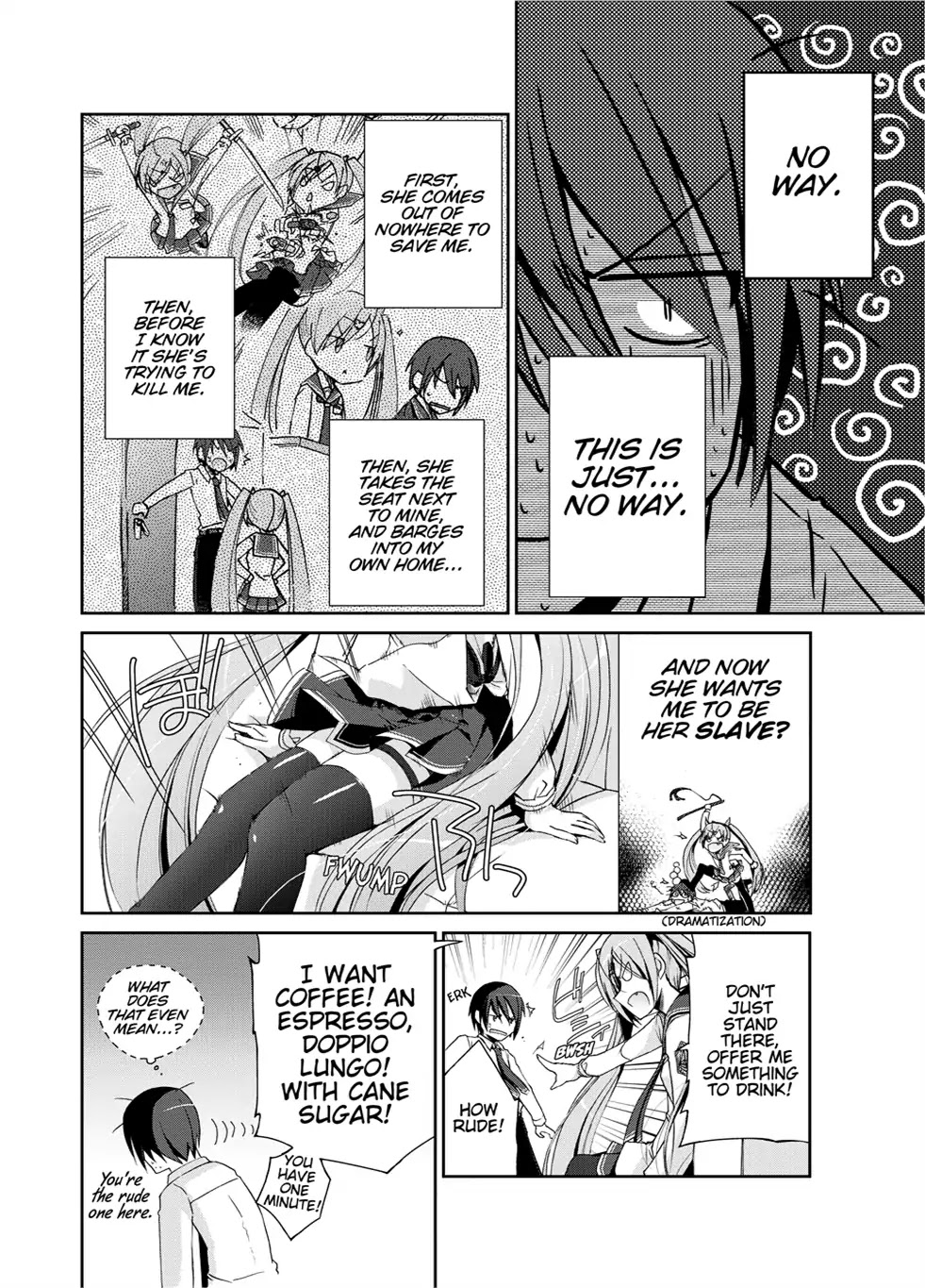 Hidan no Aria Chapter 4 page 16 - Chapter 4: Vol.1 Bullet 4: Be My Slave!