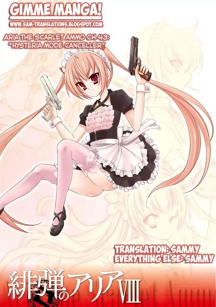 Hidan no Aria Chapter 43 page 1 - Chapter 43: Hysteria mode canceler