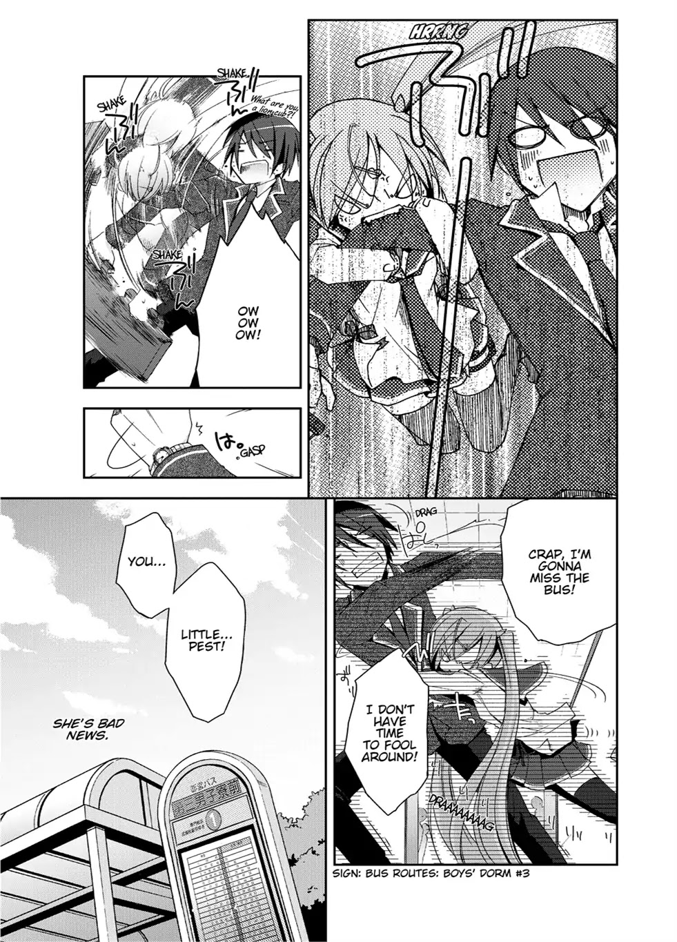 Hidan no Aria Chapter 5 page 19 - Chapter 5: Vol.1 Bullet 5: Between a Rock and a Hard Place