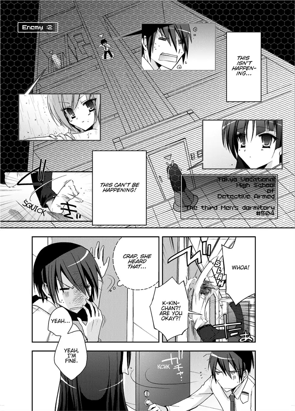 Hidan no Aria Chapter 5 page 2 - Chapter 5: Vol.1 Bullet 5: Between a Rock and a Hard Place